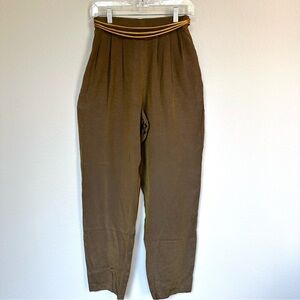 J. Harris Vintage Metallic Shimmer Barrel or Balloon Pants 4